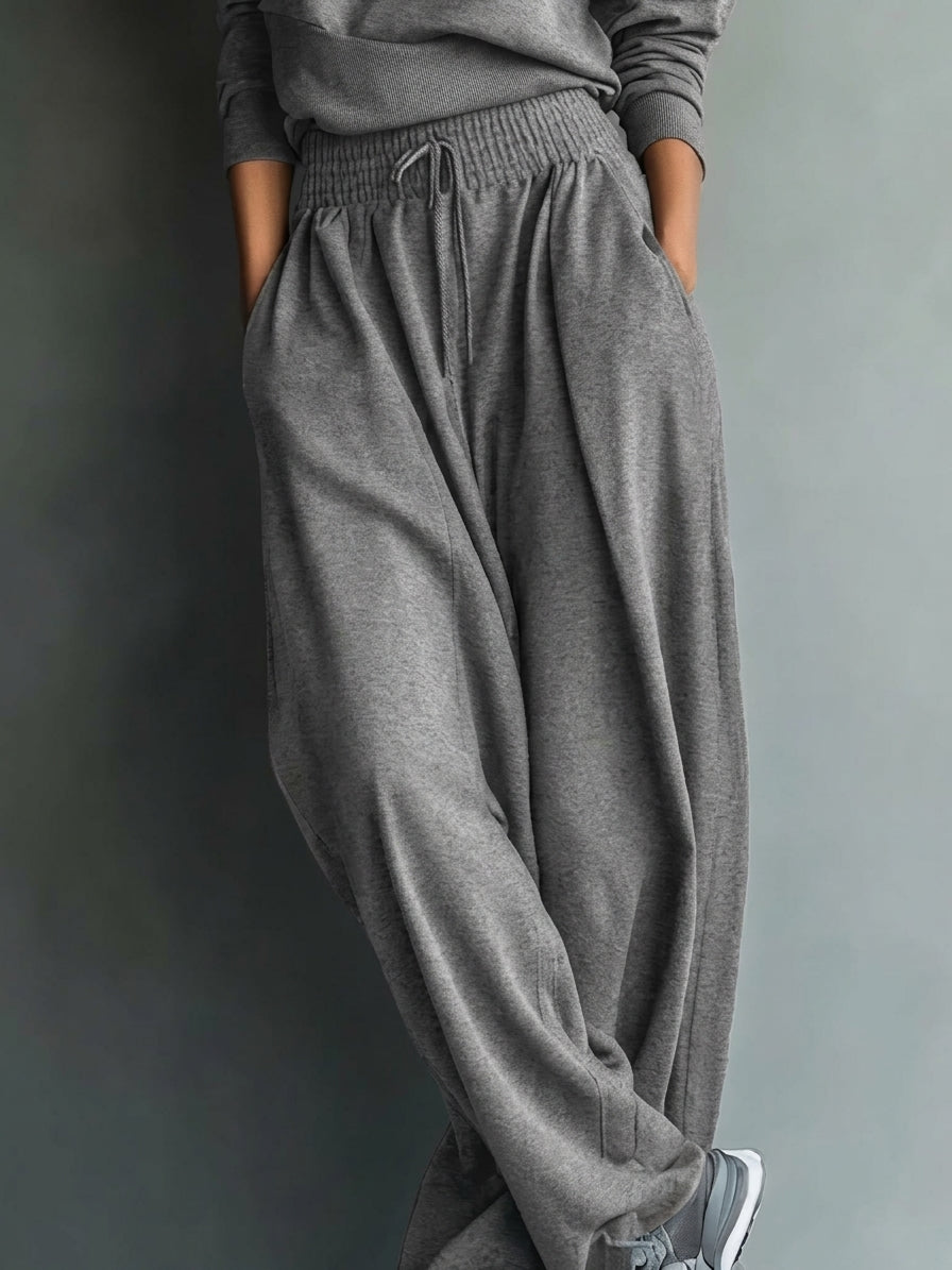 Wendy - Turtleneck Wide Leg Two-Piece Set