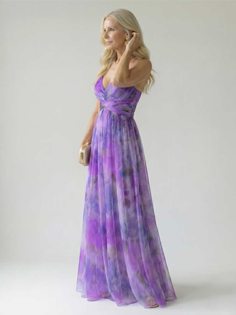 Ruth - Chic Chiffon Maxi Dress