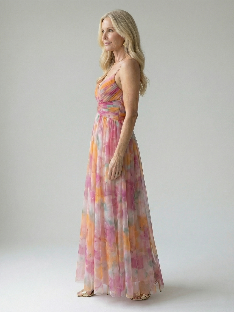 Ruth - Chic Chiffon Maxi Dress
