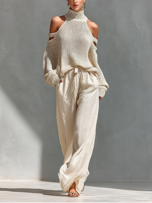 Agnes - Elegant Knit Two-Piece Set