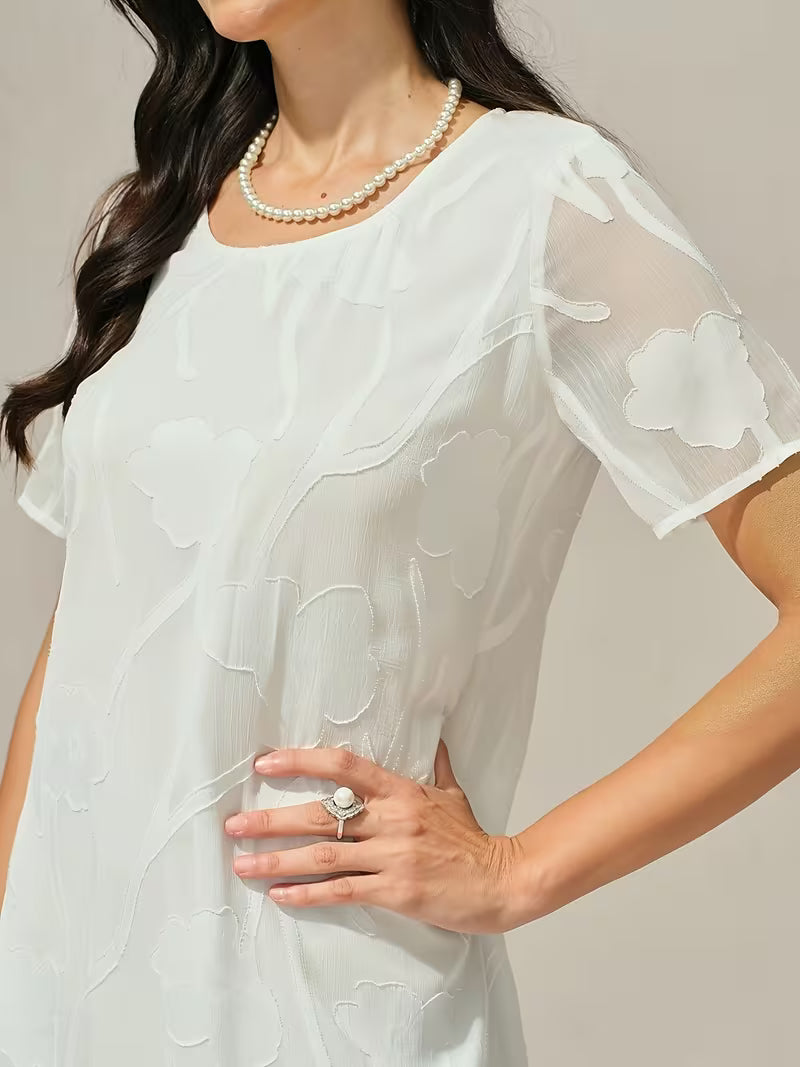 Zoe - Chiffon Knee-Length A-Line Dress