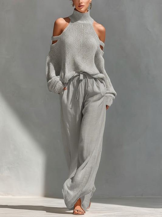 Agnes - Elegant Knit Two-Piece Set