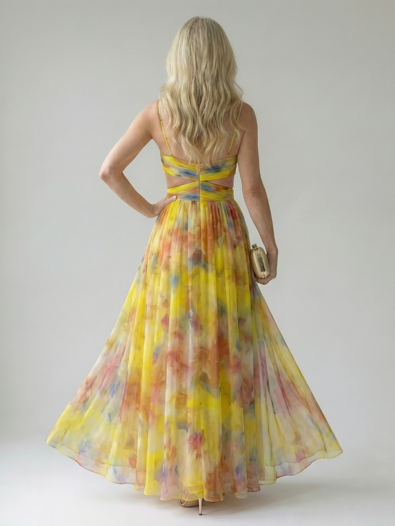 Ruth - Chic Chiffon Maxi Dress