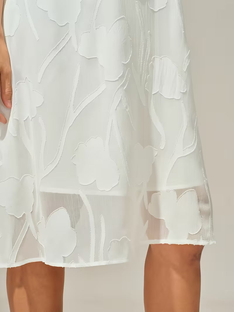 Zoe - Chiffon Knee-Length A-Line Dress