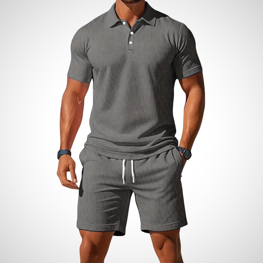 Enrique - Casual Polo and Shorts Set
